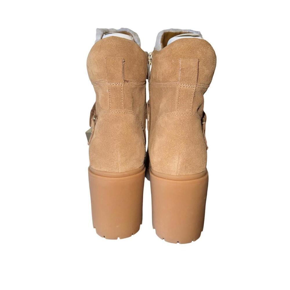 Marc Fisher Women's Brown Hiker Lace-Up Leather Ankle Boots Size 8.5 - Picture 4 of 5